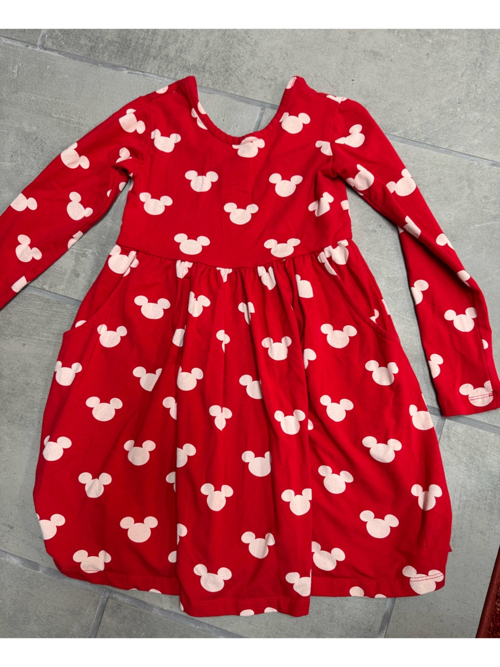 Hanna Andersson Red Dress with Pink Mouse Print